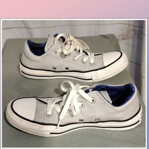 Converse Chuck Taylor All Star Madison Ox Shoes Wolf Grey-White 565222f Size 6
